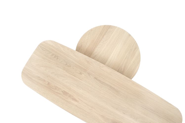 Sudbrock MELLINI Beistelltisch Tisch Couchtisch Eiche rund rechteckig